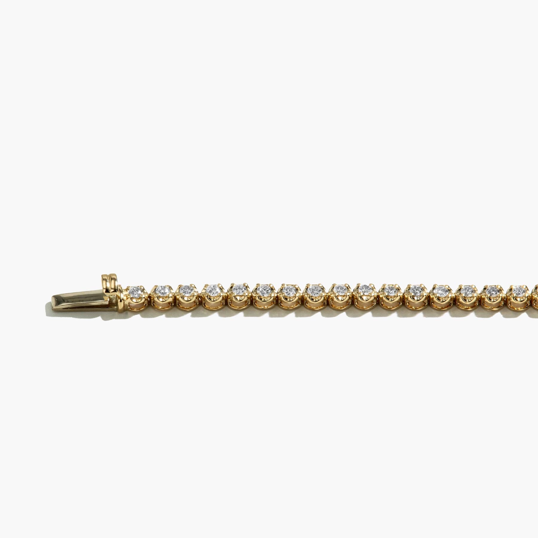 1 Carat Diamond Tennis Bracelet in 14K Yellow Gold