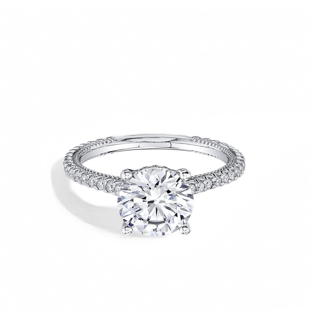 Verragio Renaissance Round Pave Engagement Ring Setting