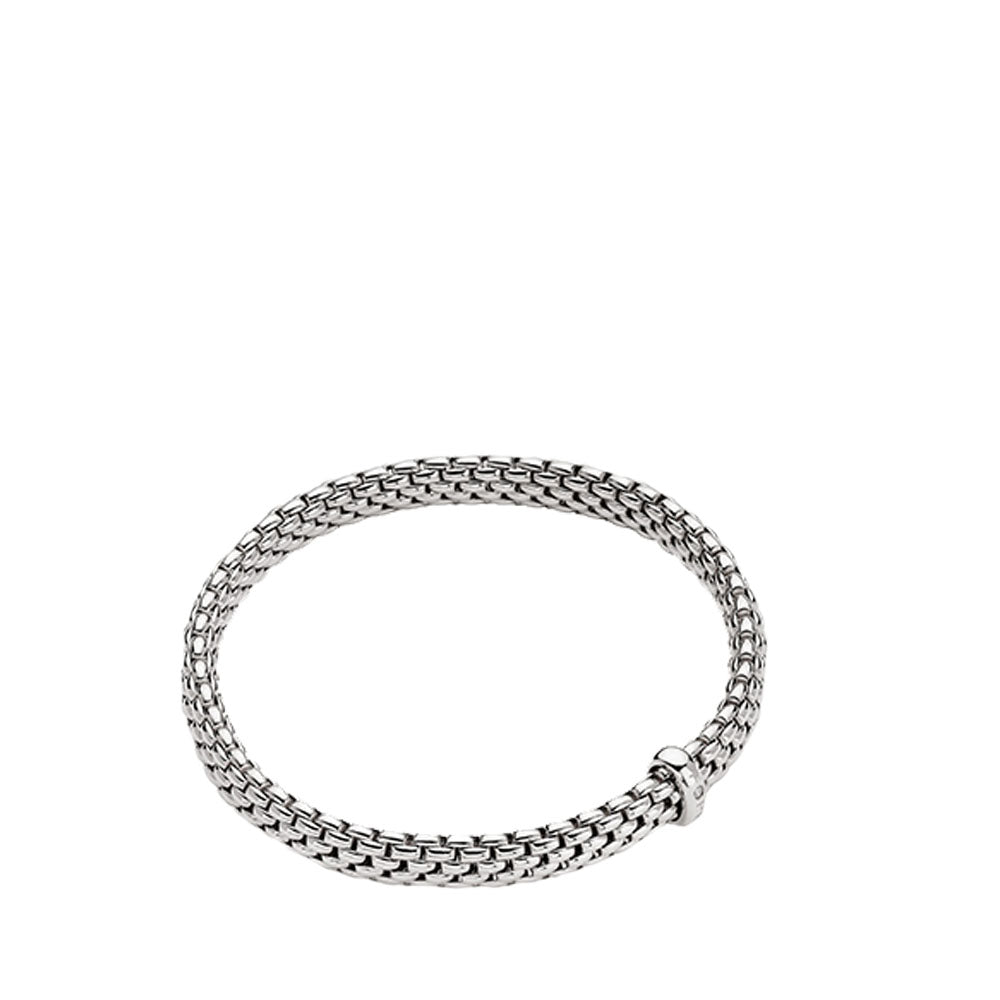 Fope Vendome Flex'it White Diamond Bracelet in White Gold
