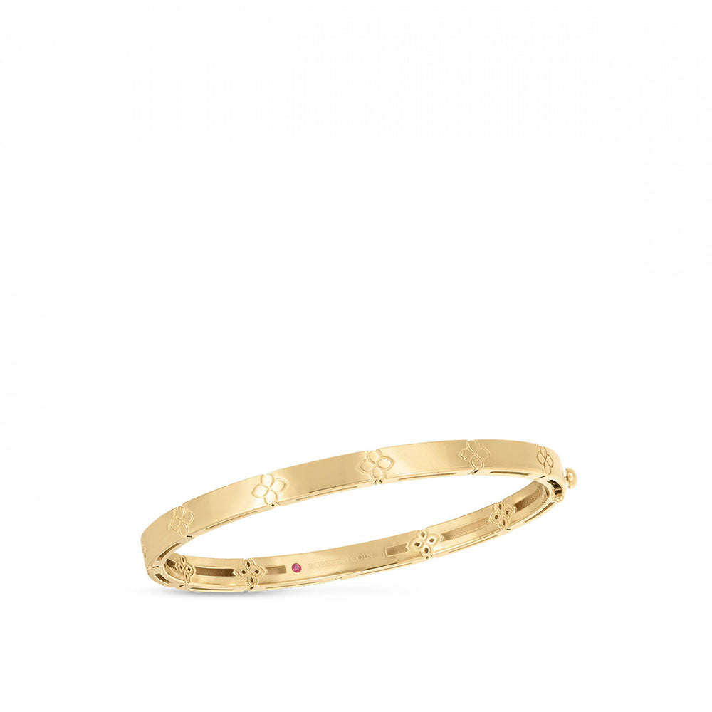 Roberto Coin Love In Verona Narrow Flower Bangle