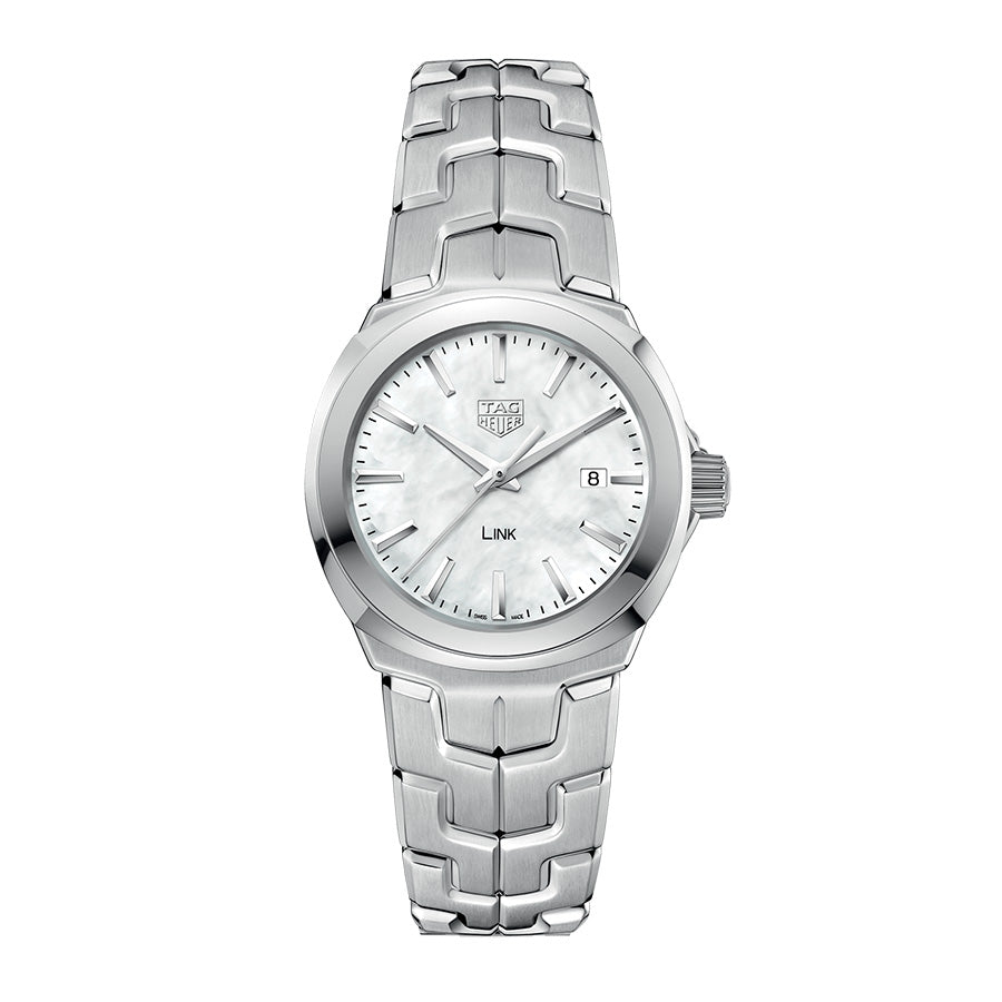 TAG Heuer Link White Mother of Pearl Dial Watch
