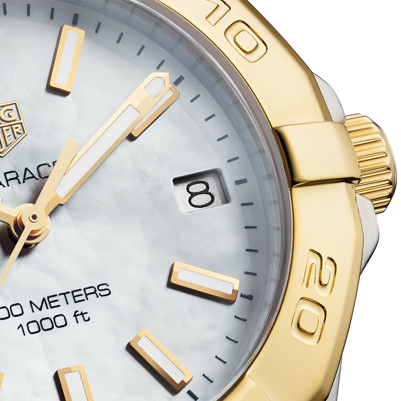 TAG Heuer Aquaracer Two-Tone Ladies Watch in Mother-of-Pearl  - 32mm