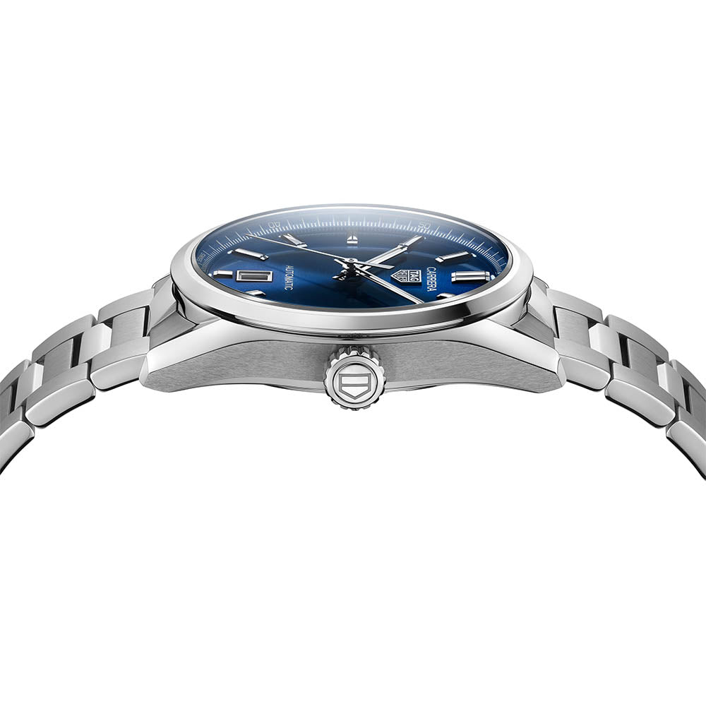 TAG Heuer Carrera Calibre 5 Three Hand Blue - 39mm