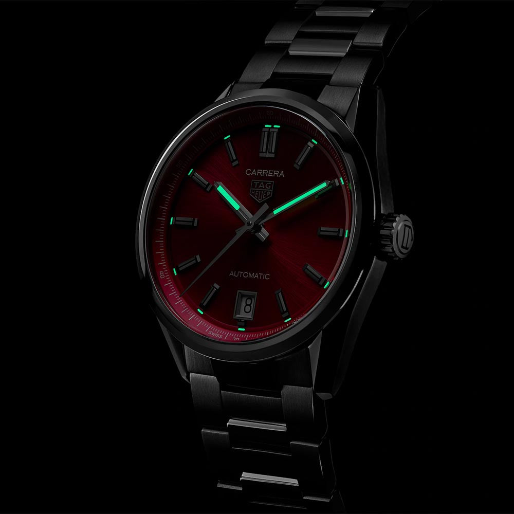 TAG HEUER Carrera Date Hammered Grey - 36mm