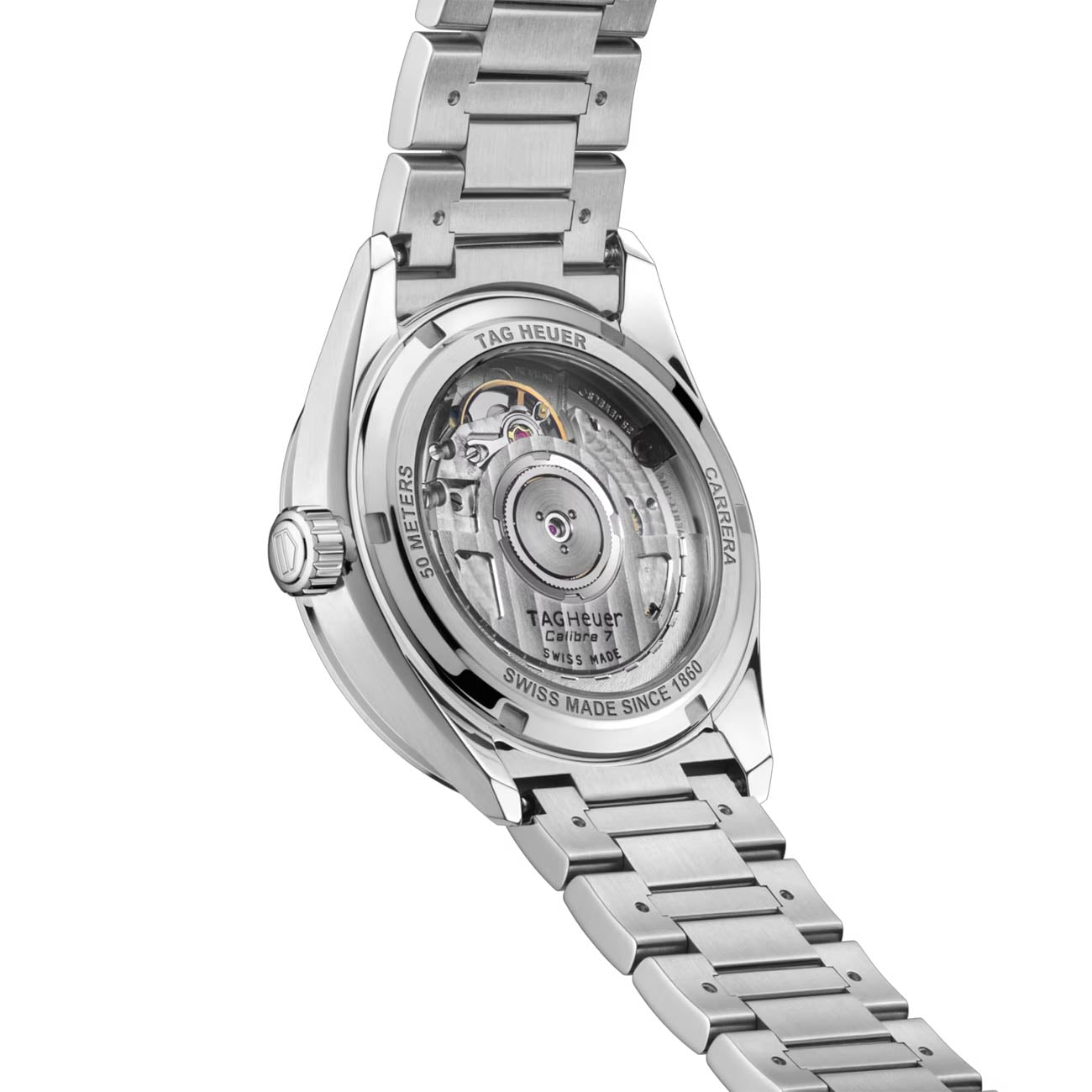 Tag Heuer Carrera Date Light Pink Diamond Dial - 36mm