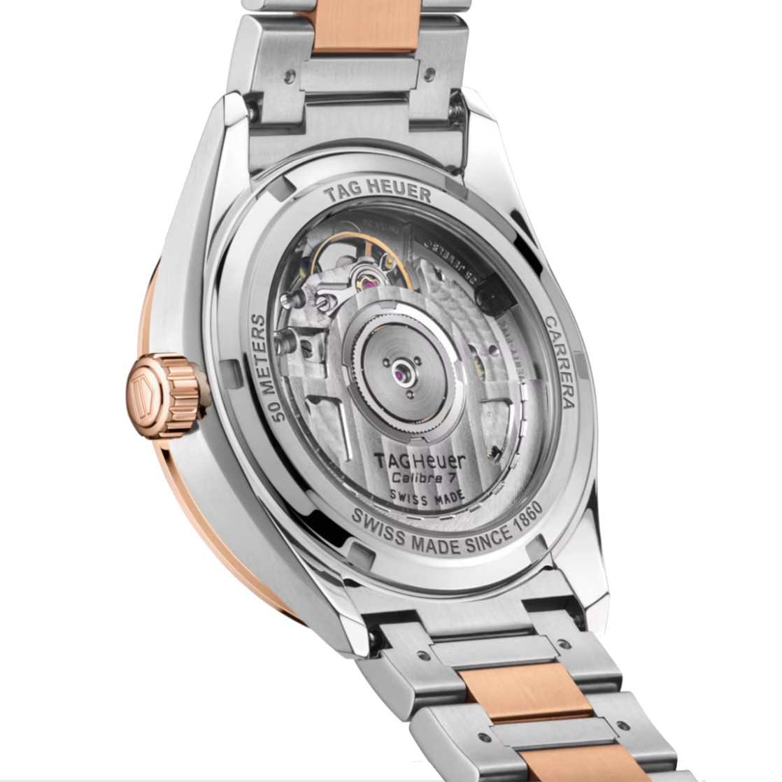 TAG Heuer Carrera Date Steel and Gold with Diamonds - 36mm