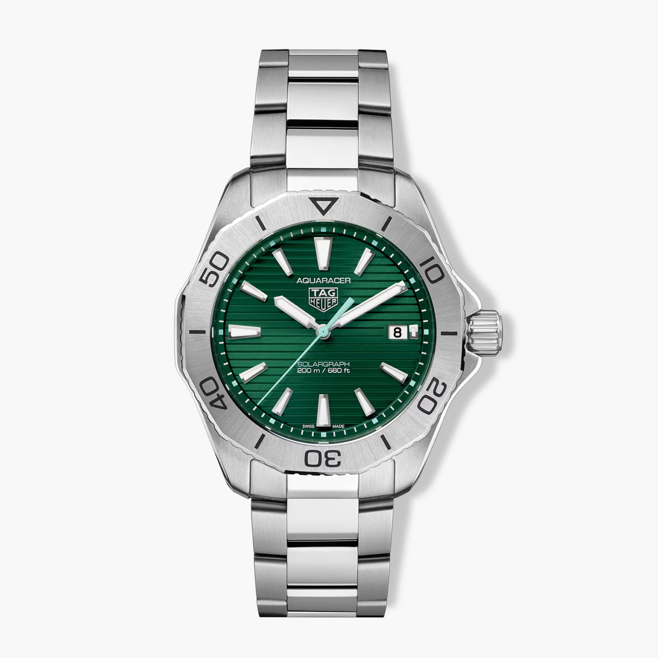 TAG Heuer Aquaracer Green Solargraph 200 Watch - 40mm
