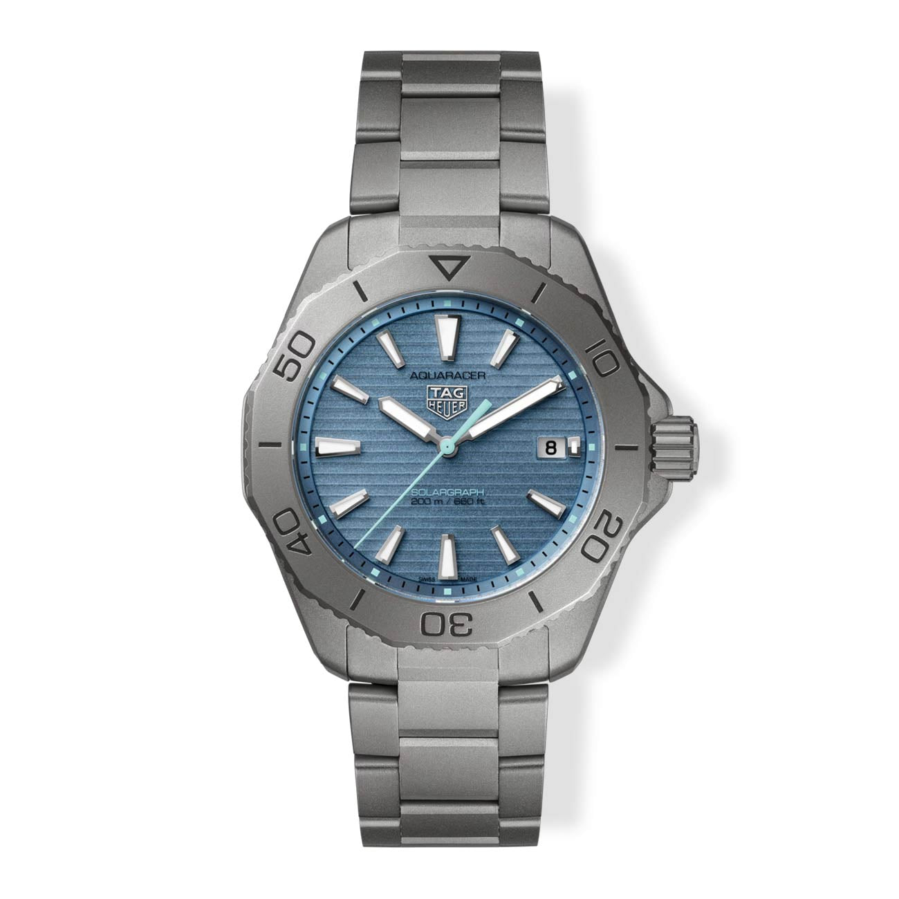 Tag Heuer Aquaracer Professional 200 Solargraph Ice Blue Dial - 40mm