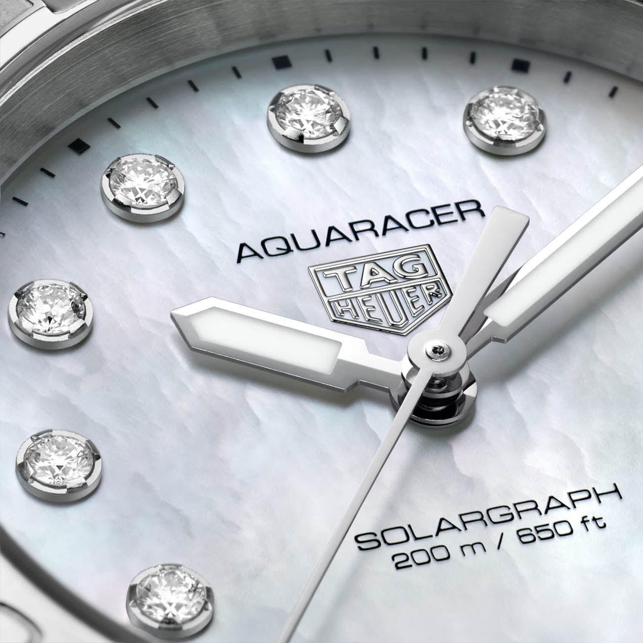 TAG Heuer Aquaracer Mother-of-Pearl Solargraph Watch - 34mm