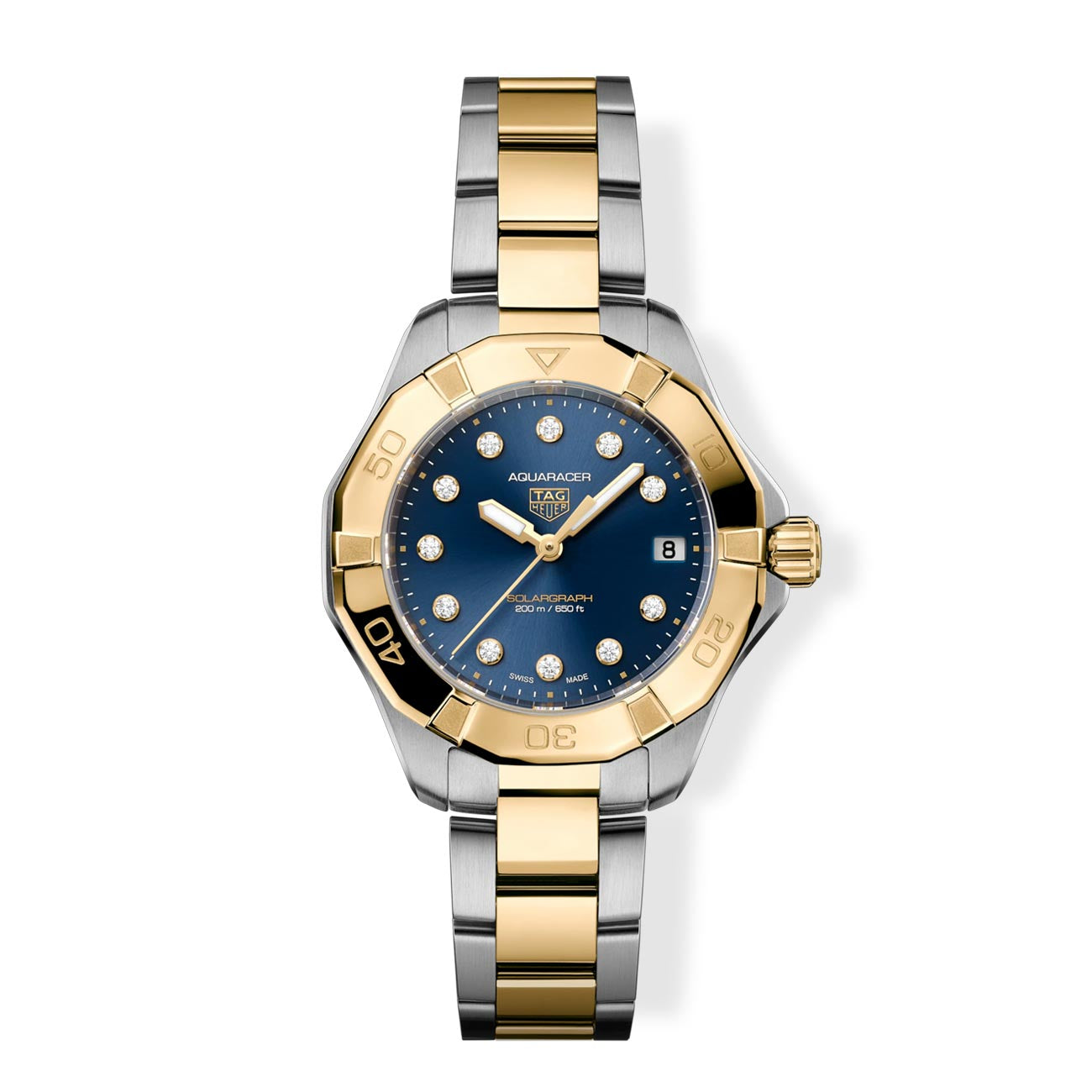 Tag Heuer Aquaracer Professional 200 Solargraph Blue Dial - 34mm