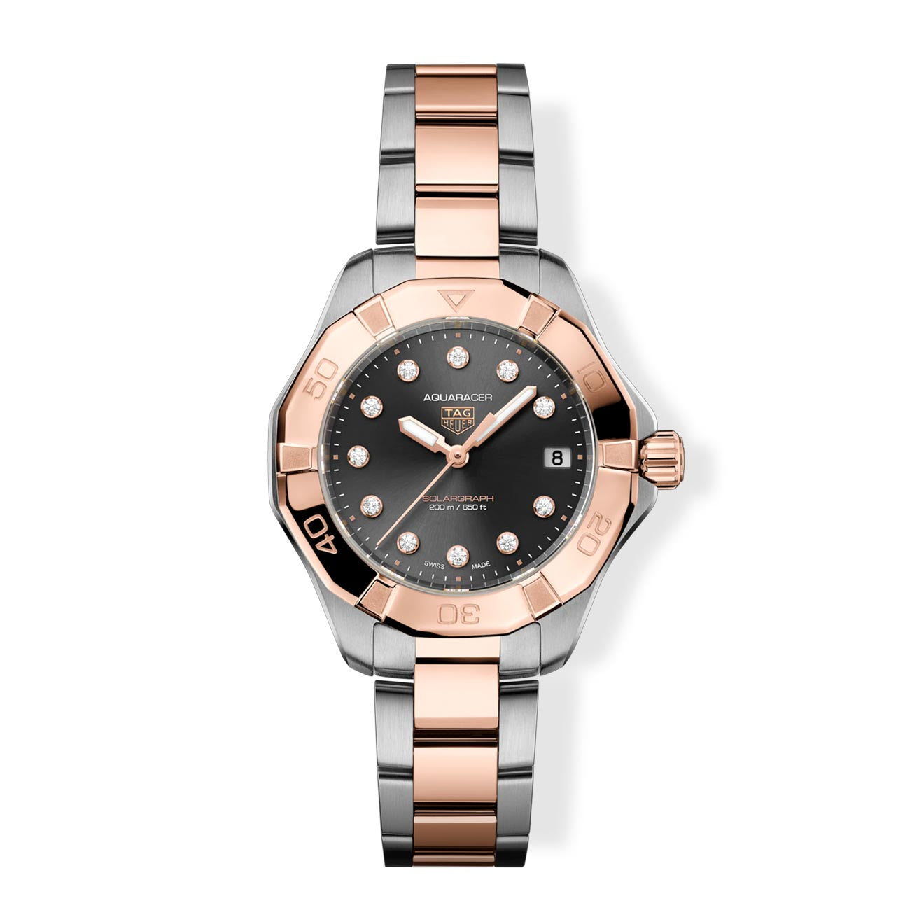 Tag Heuer Aquaracer Professional 200 Solargraph Black Dial - 34mm