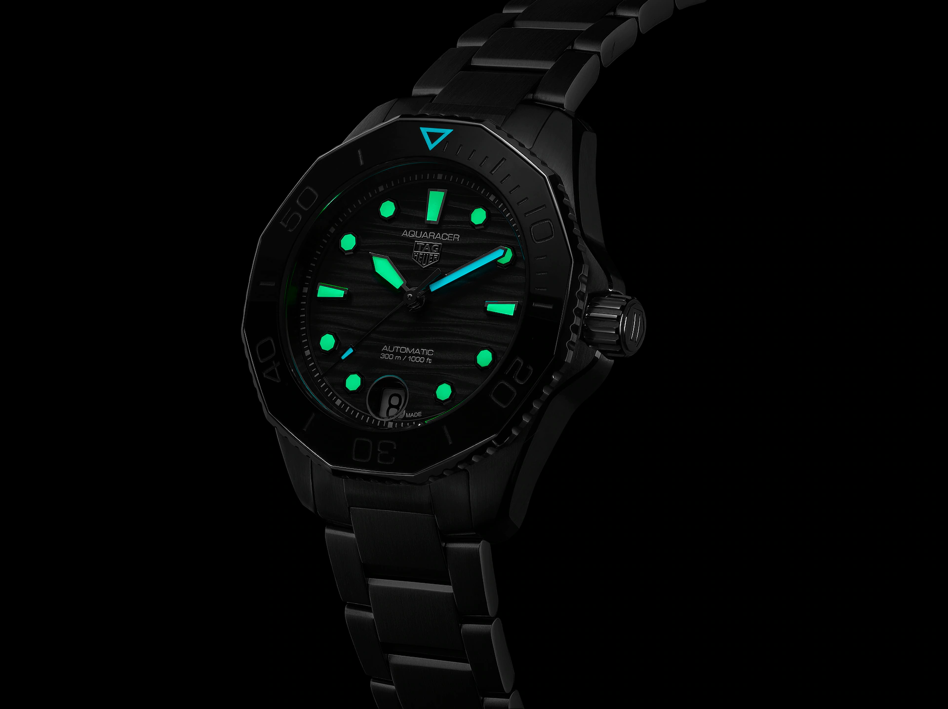 TAG Heuer Aquaracer Professional 300 Black Dial - 36mm