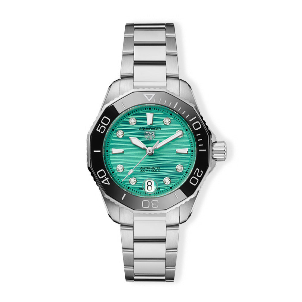 TAG Heuer Ladies Aquaracer Professional 300 Turquoise Dial - 36mm
