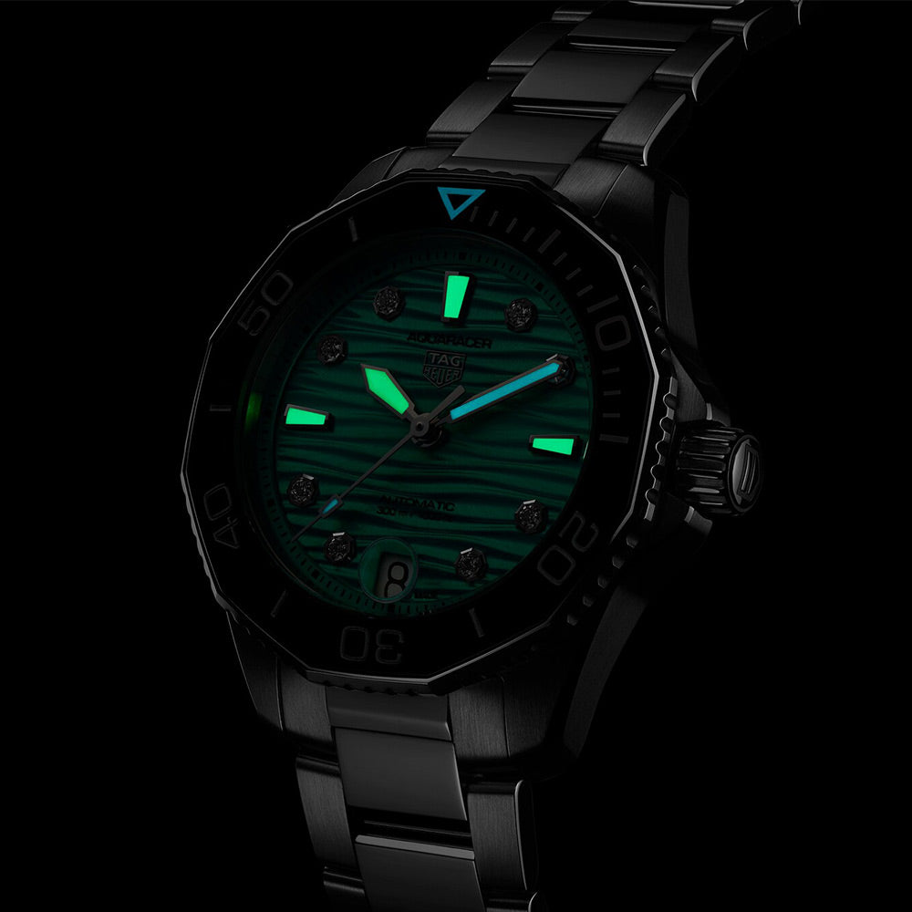TAG Heuer Ladies Aquaracer Professional 300 Turquoise Dial - 36mm