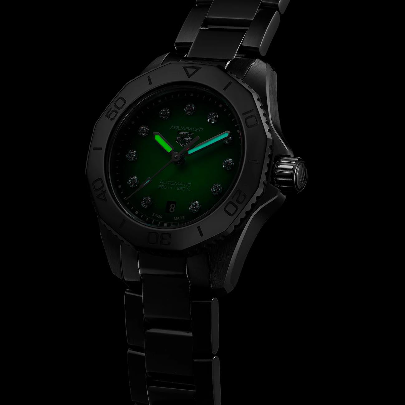 TAG Heuer Aquaracer Professional Forest Green Mother of Pearl - 30mm