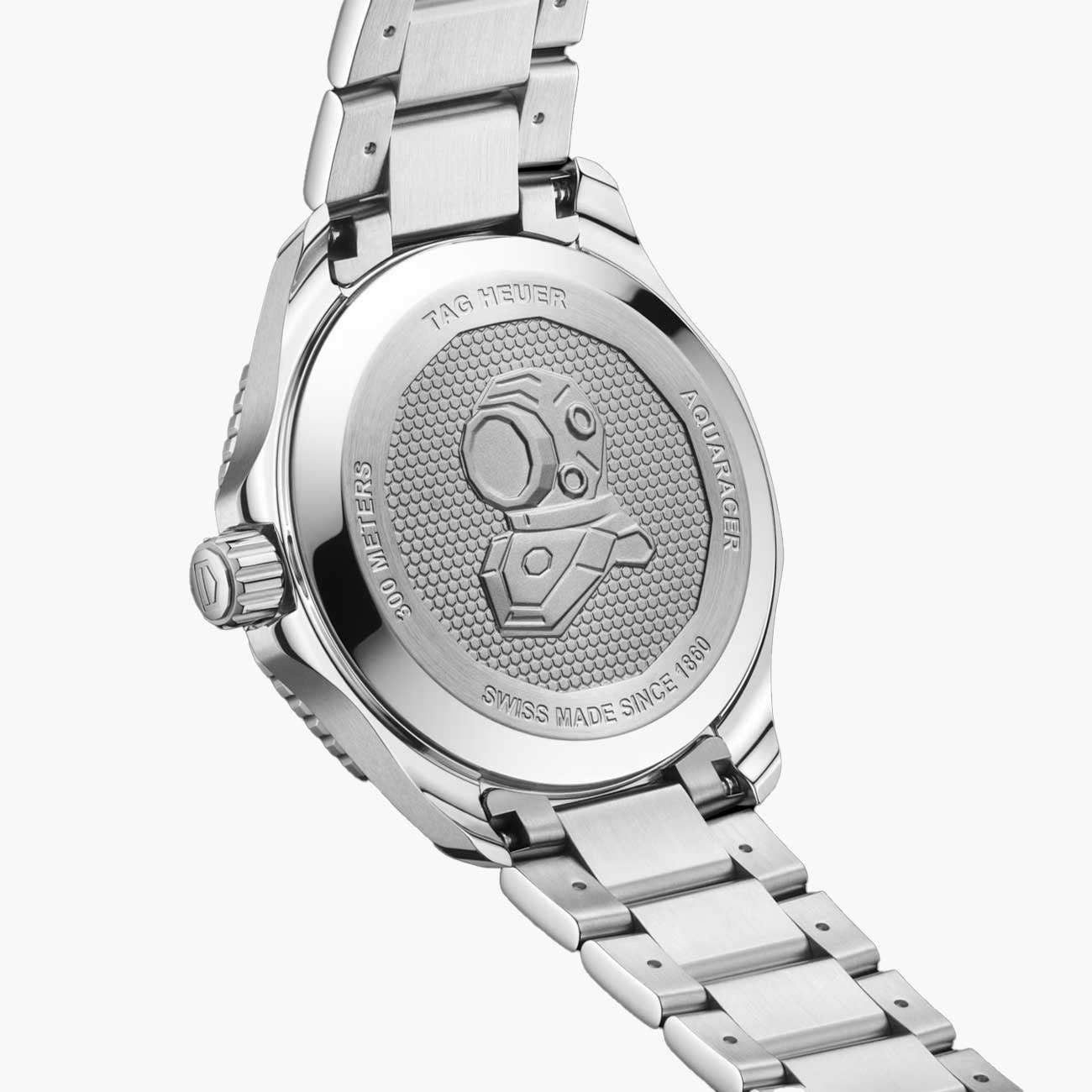 TAG Heuer Aquaracer Professional 300 Date Black Dial Steel Bracelet - 42mm