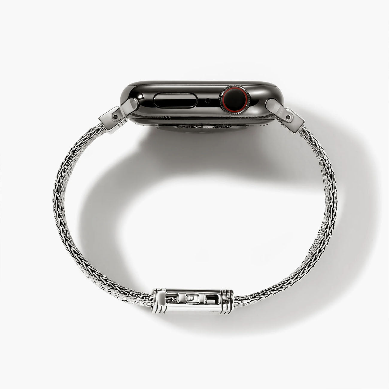 John Hardy Apple Watch® Silver Diamond Bracelet - 12mm