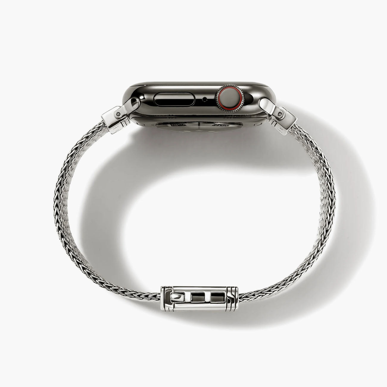 John Hardy Apple Watch® Silver Diamond Bracelet - 18mm