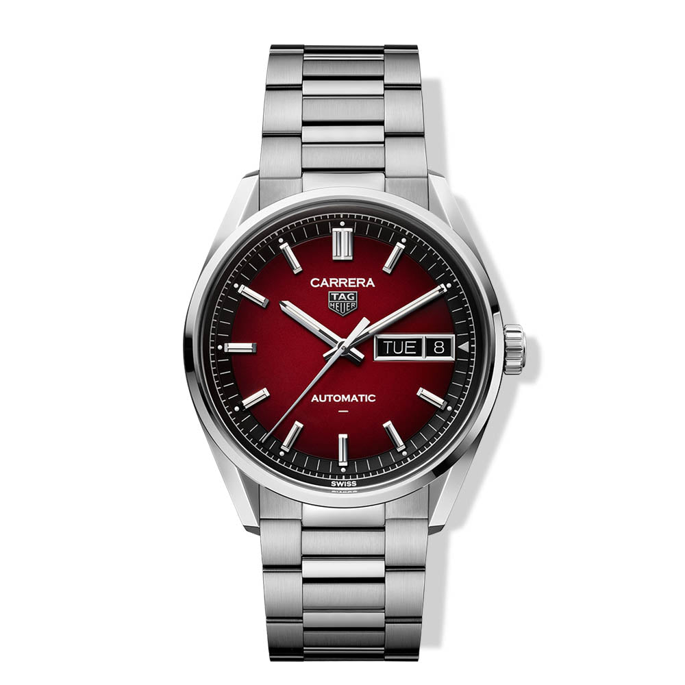 TAG Heuer Carrera Day-Date Smokey Red Dial