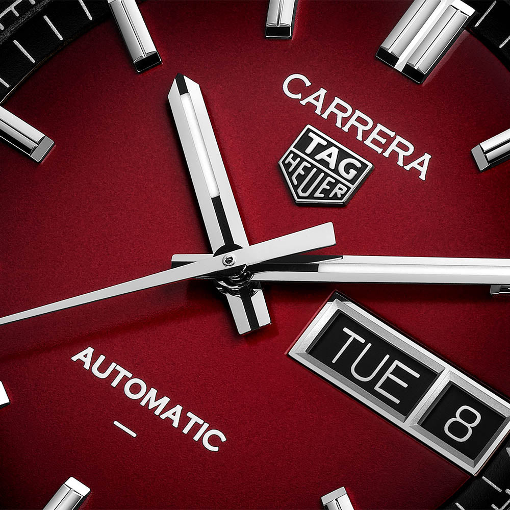 TAG Heuer Carrera Day-Date Smokey Red Dial