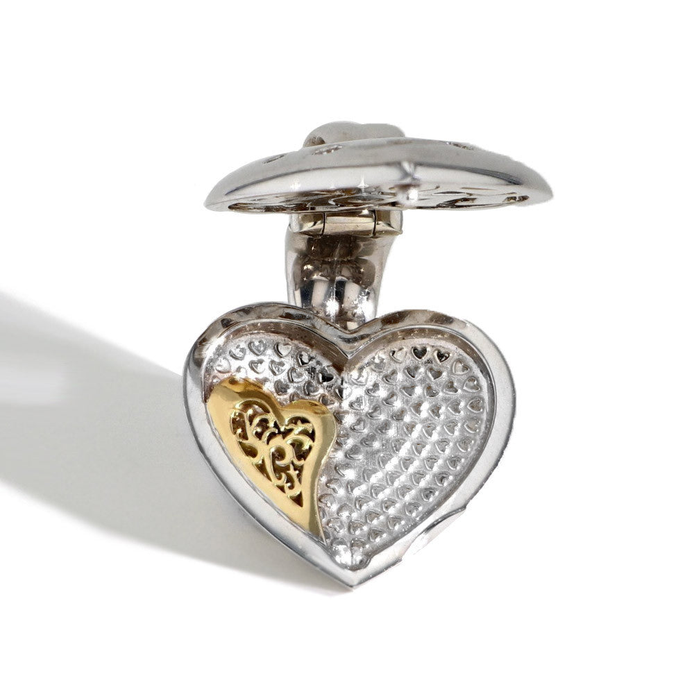 Robert Pelliccia Diamond Pavé Heart Message Locket - Small