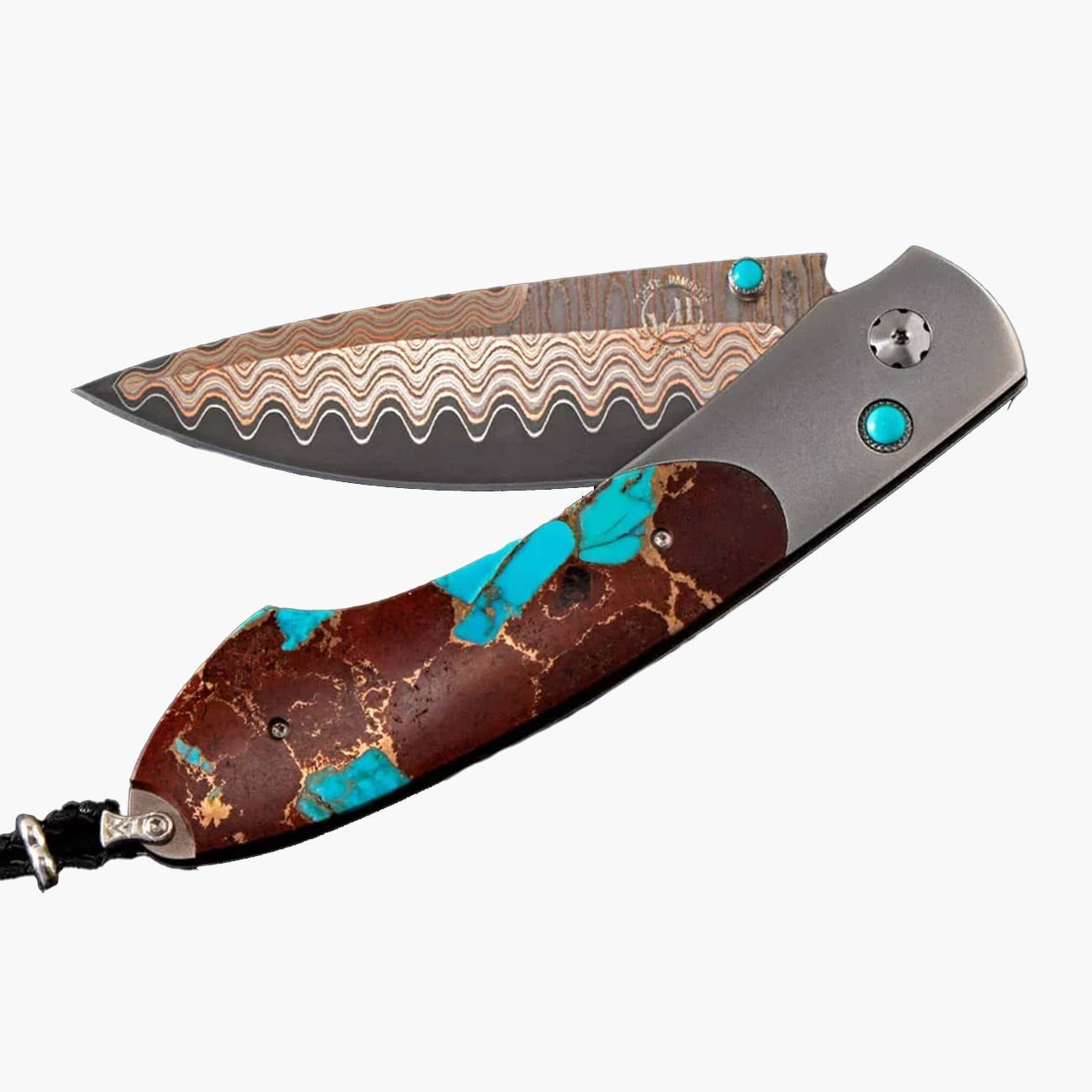 William Henry Spearpoint Hot Lava Pocket Knife