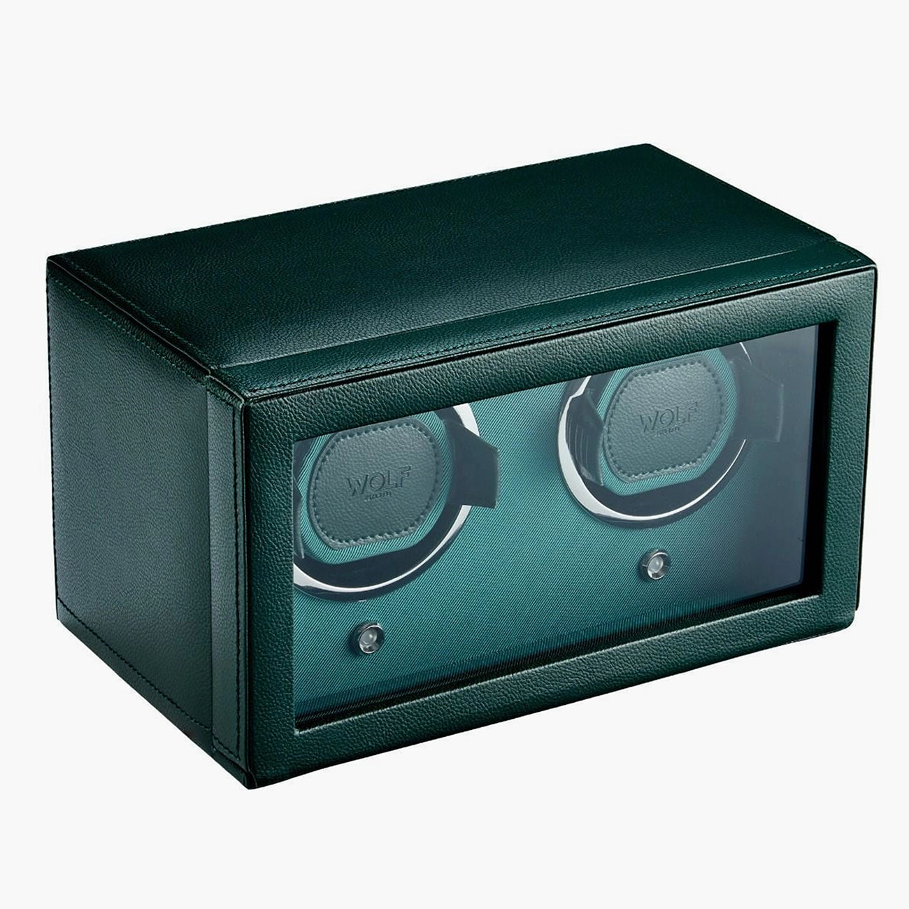 Wolf Cub double watch winder side profile showing protective cover