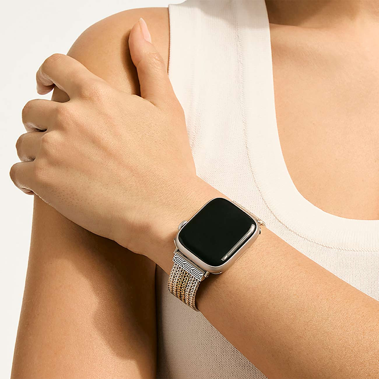 John Hardy Icon Link Two-Tone Smart Watch Strap