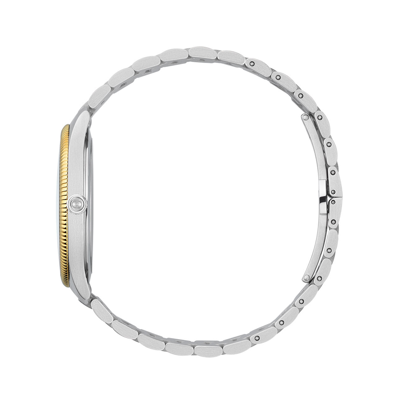 Gucci G-Timeless Grey Dial Two-Tone Watch - 38mm