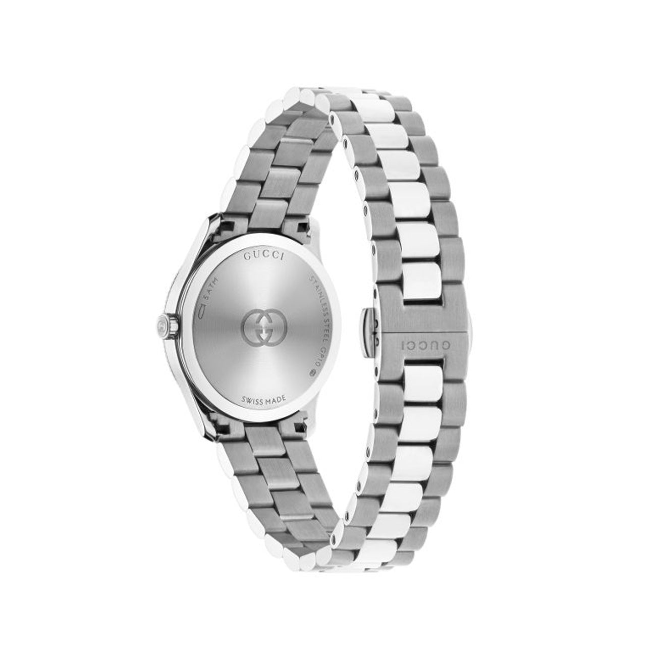 Gucci G-Timeless Ice Blue Dial on Steel Bracelet - 29mm