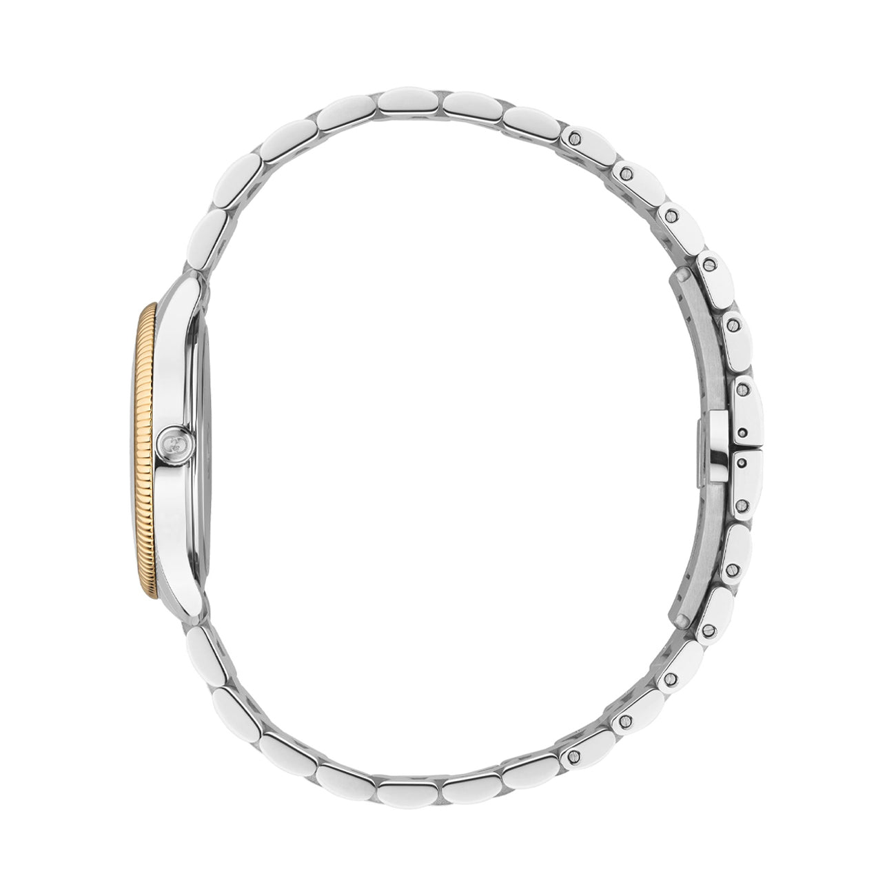 Gucci G-Timeless Silver Dial on Steel Bracelet - 29mm