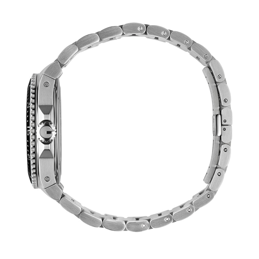 Gucci Dive 40mm Stainless Steel Matte Black Dial Watch