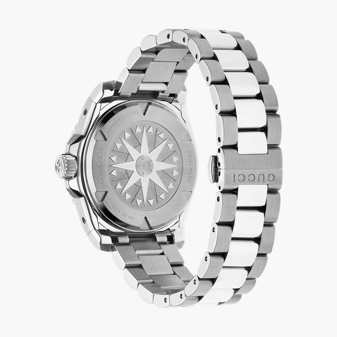 Gucci Dive Stainless Steel Blue Dial Black Bezel Watch - 40mm