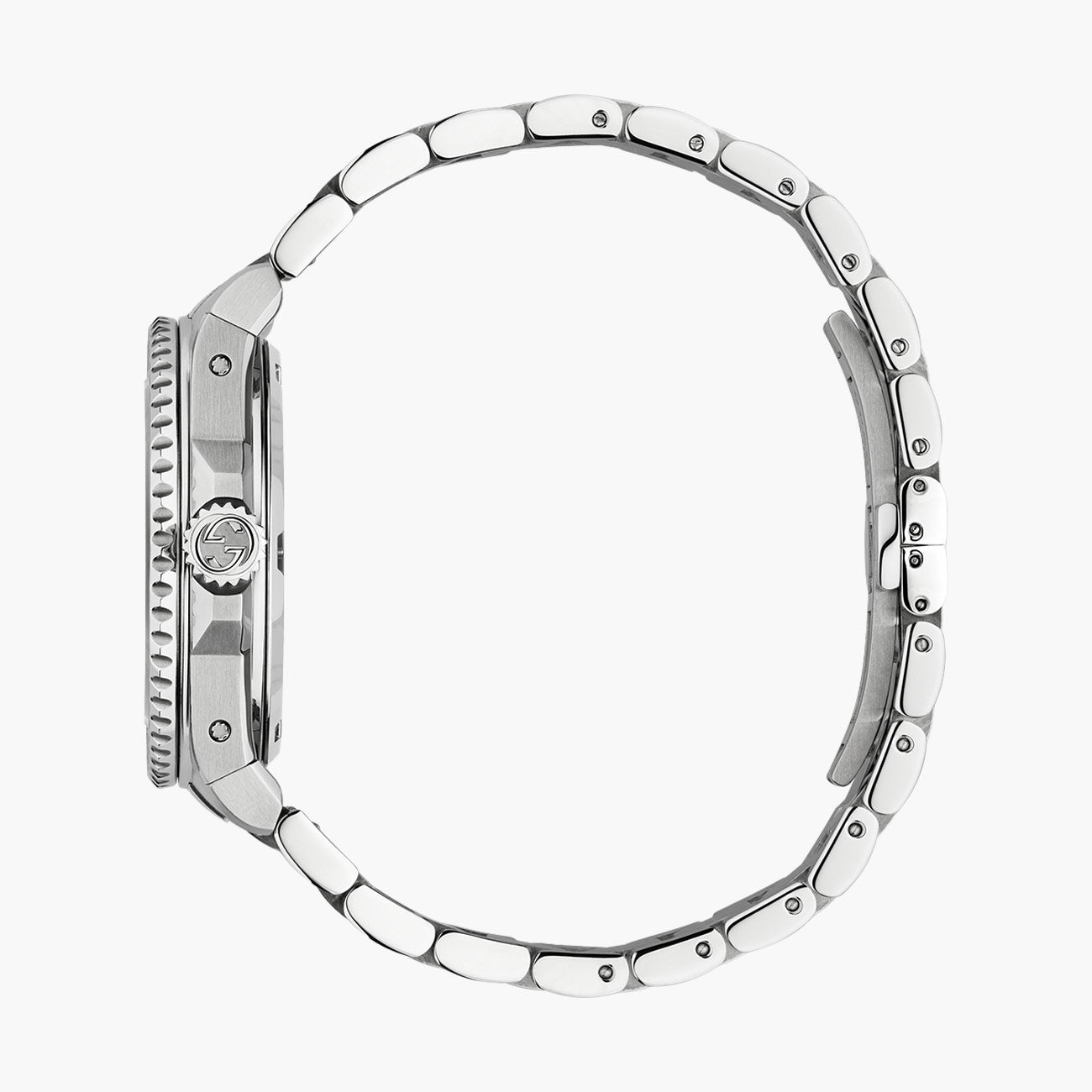 Gucci Dive Stainless Steel Blue Dial Black Bezel Watch - 40mm