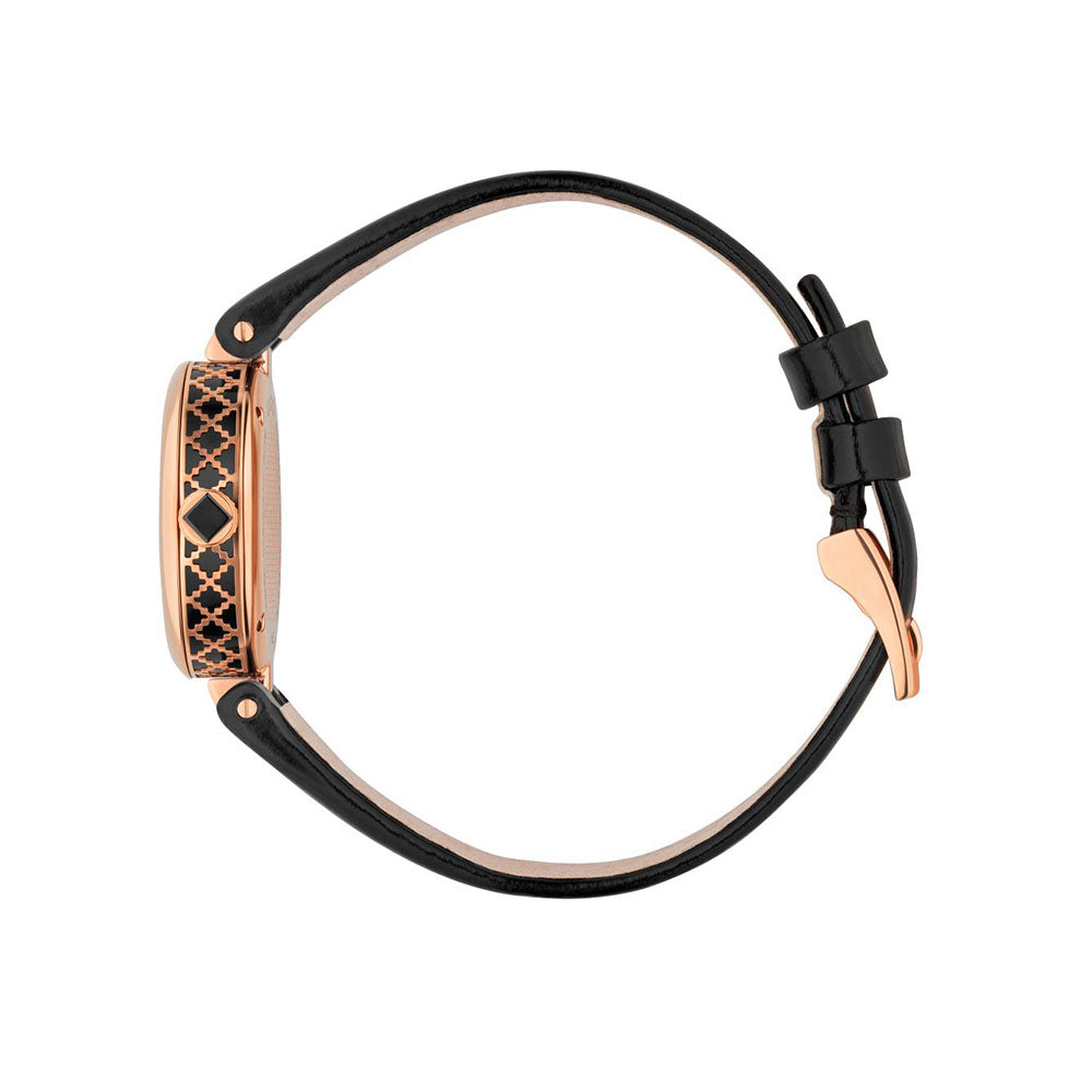 Gucci Black and Rose Gold Diamantissima Watch - 27mm