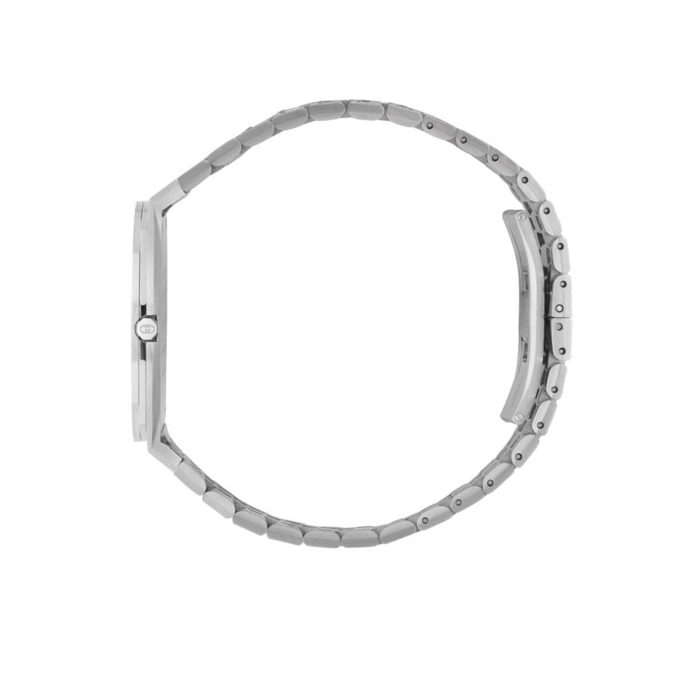 Gucci 25H Steel and Diamond Watch - 34mm