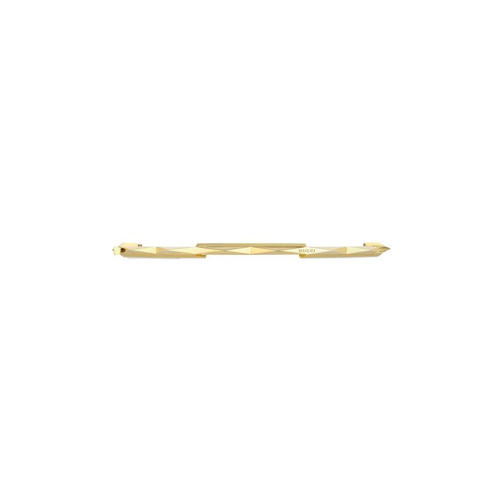 Gucci Link to Love Studded Bracelet In Yellow Gold
