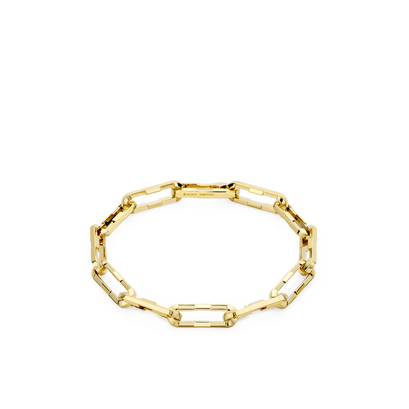 Gucci Link To Love 3mm Wide Bracelet in 18K Yellow Gold