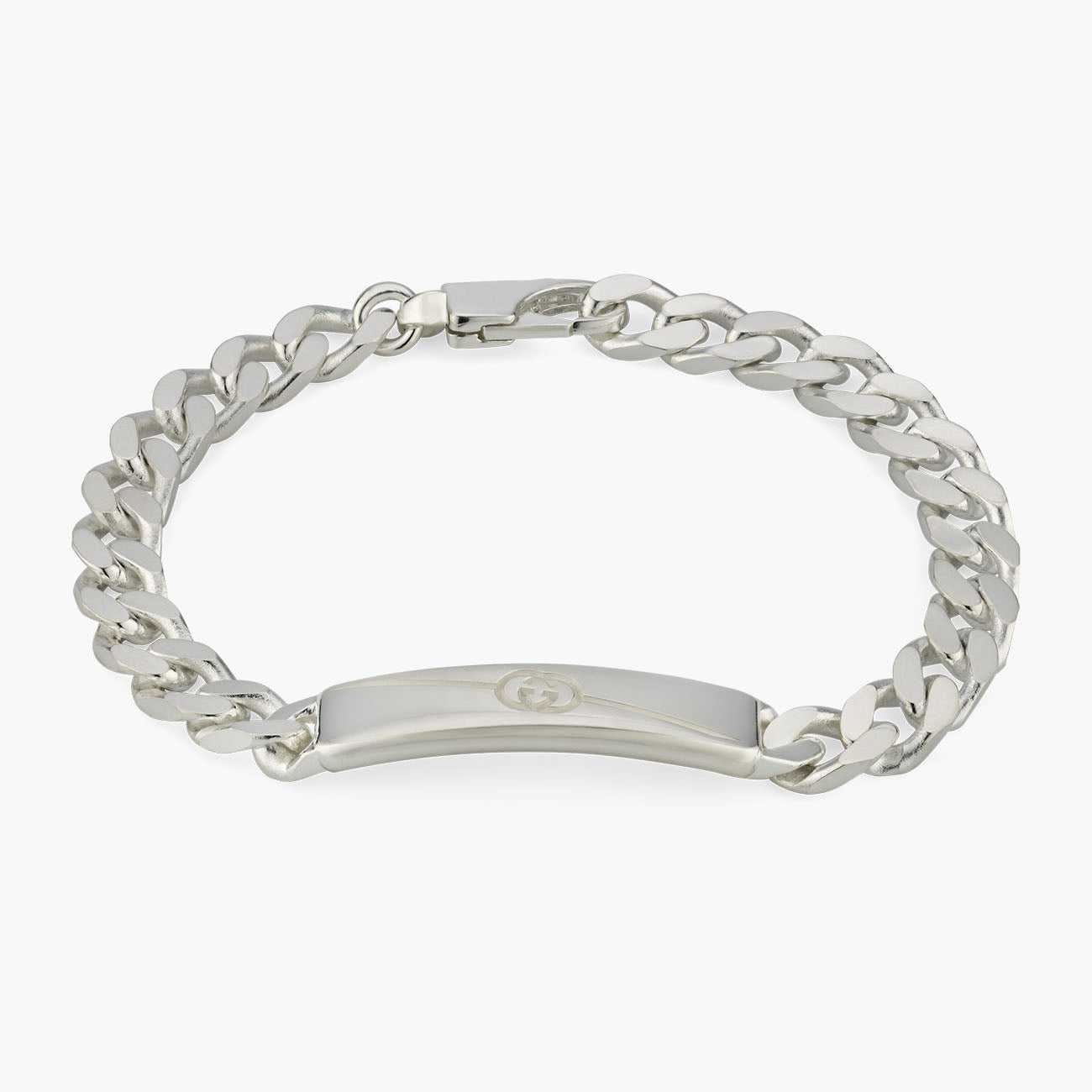 Gucci Diagonal Interlocking G Tag Bracelet