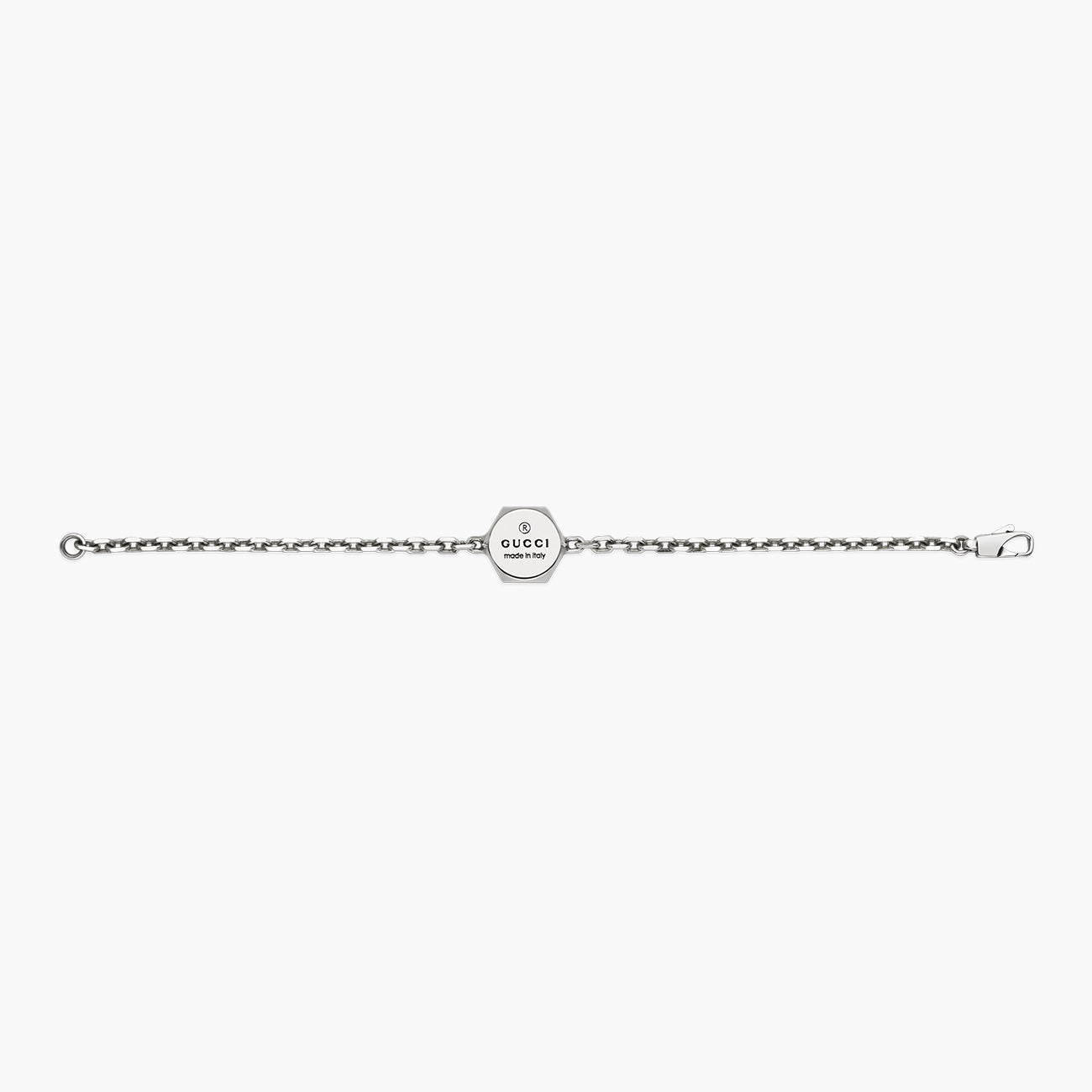 Gucci Trademark Hexagon Chain Bracelet