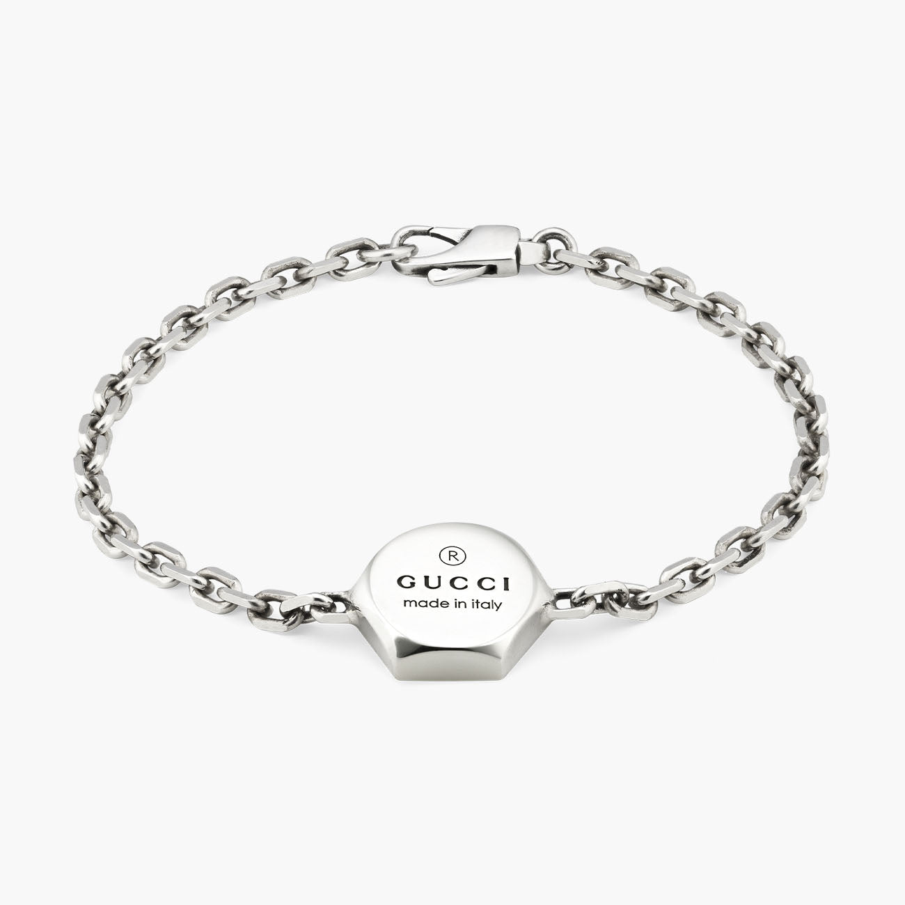 Gucci Trademark Hexagon Chain Bracelet