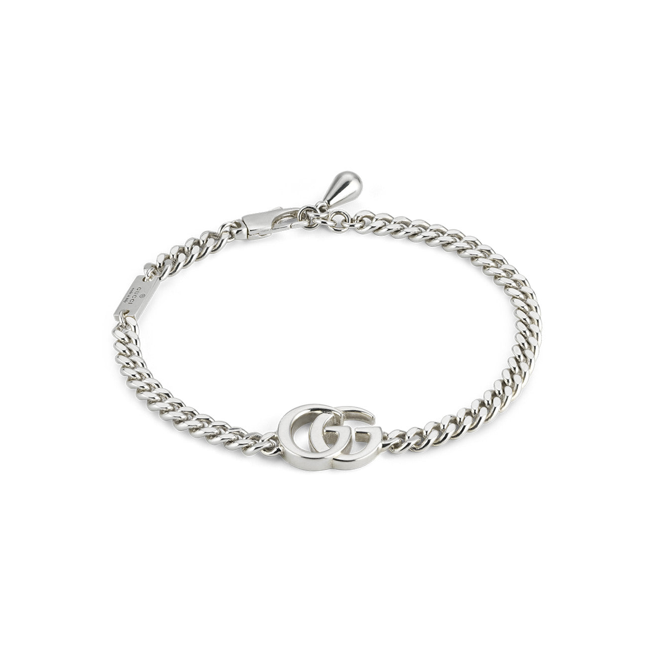Gucci GG Marmont Silver Chain Bracelet