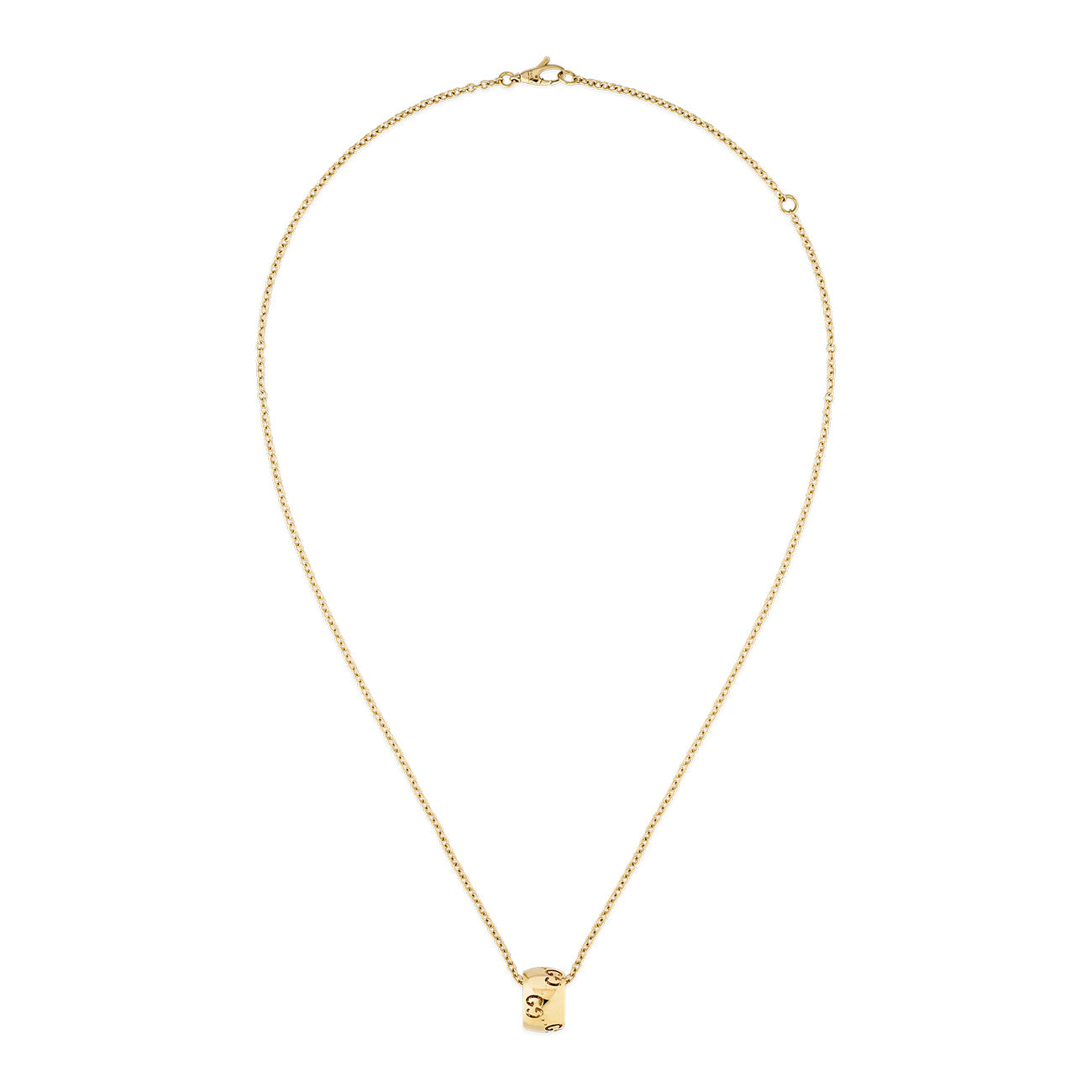 Gucci Icon Yellow Gold GG Necklace