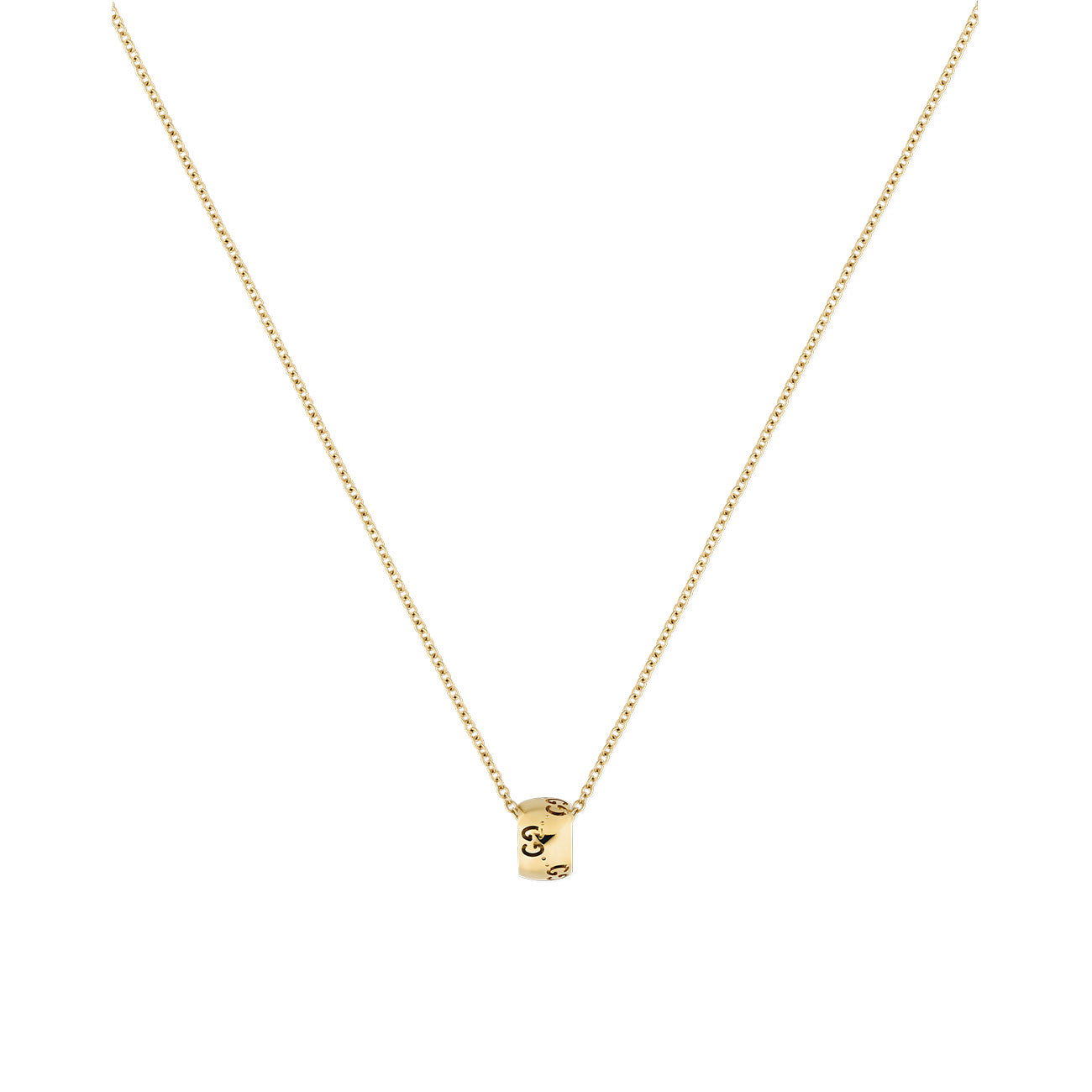 Gucci Icon Yellow Gold GG Necklace