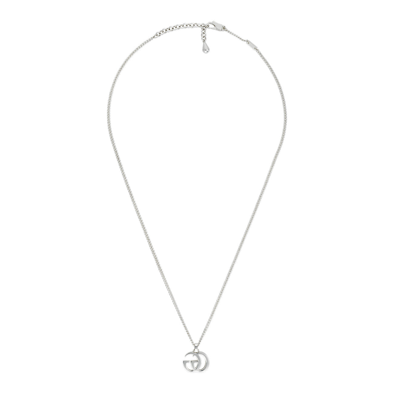 Gucci GG Marmont Silver Pendant Necklace