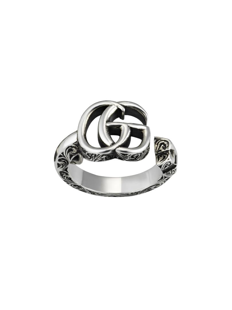 Gucci GG Marmont Key Silver Ring