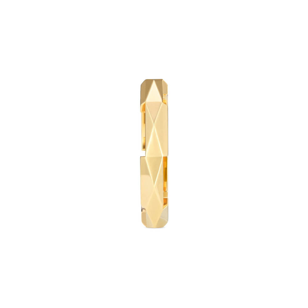 Gucci Yellow Gold Link to Love Thin Studded Ring