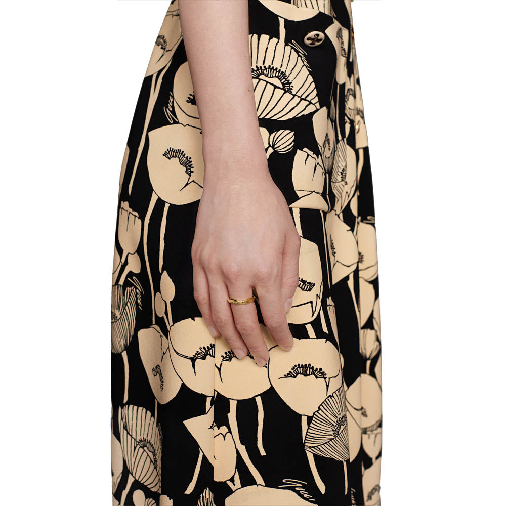 Gucci Yellow Gold Link to Love Thin Studded Ring