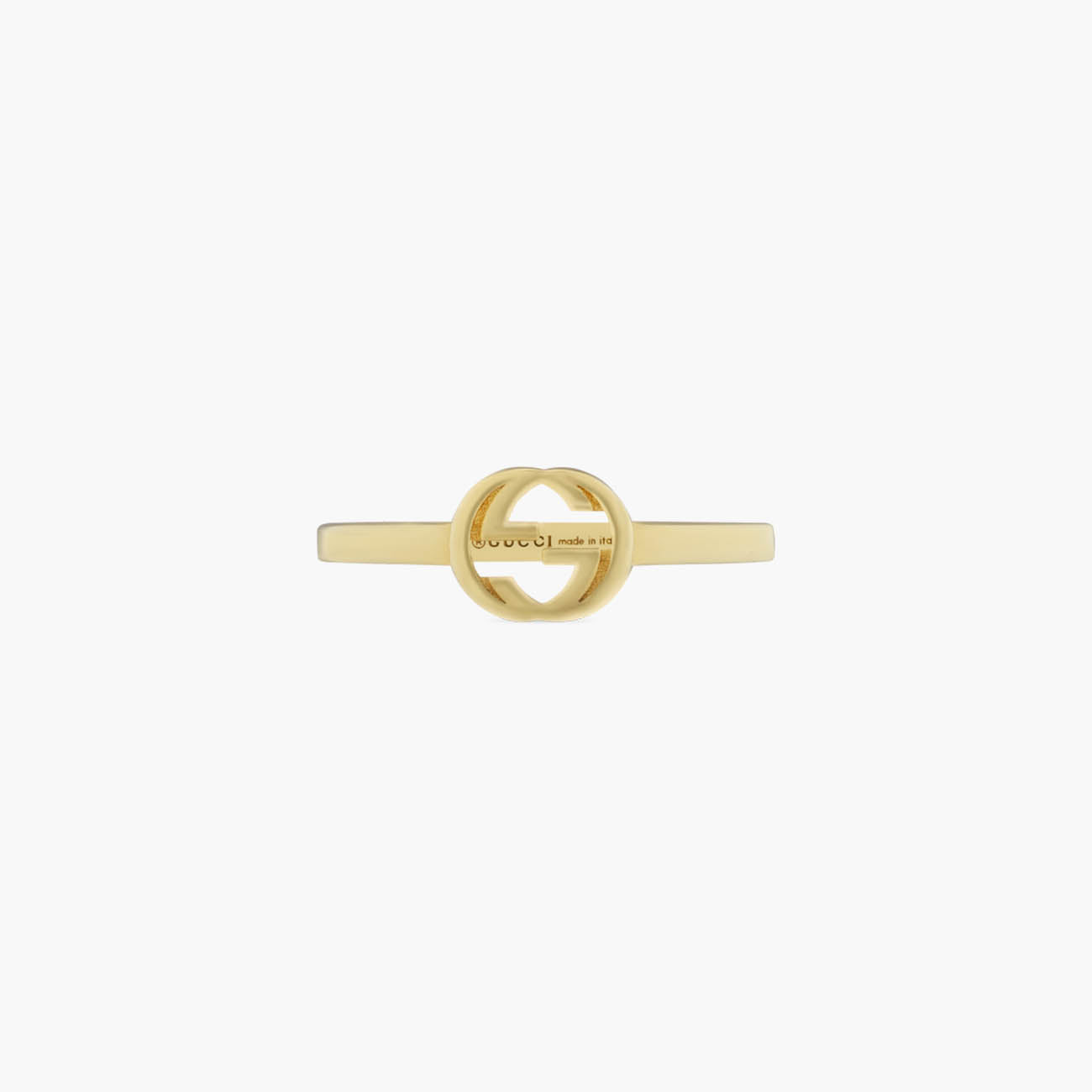 Gucci Interlocking Thin Band Ring