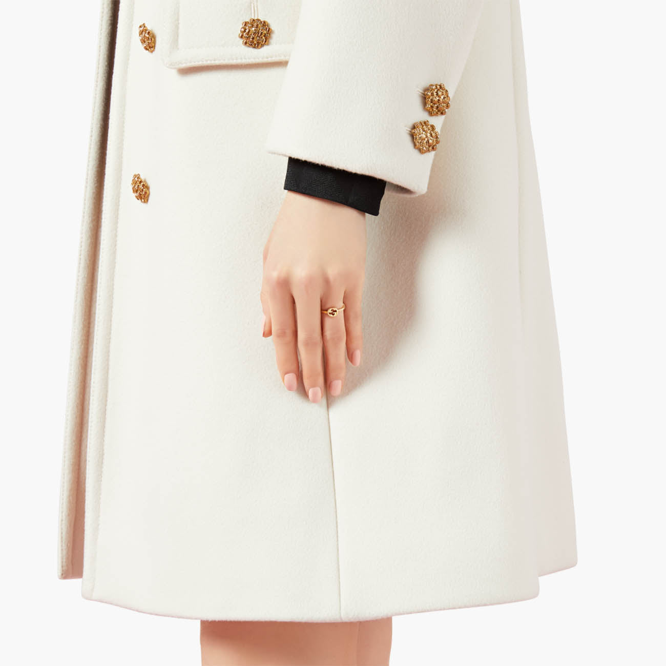 Gucci Interlocking Thin Band Ring